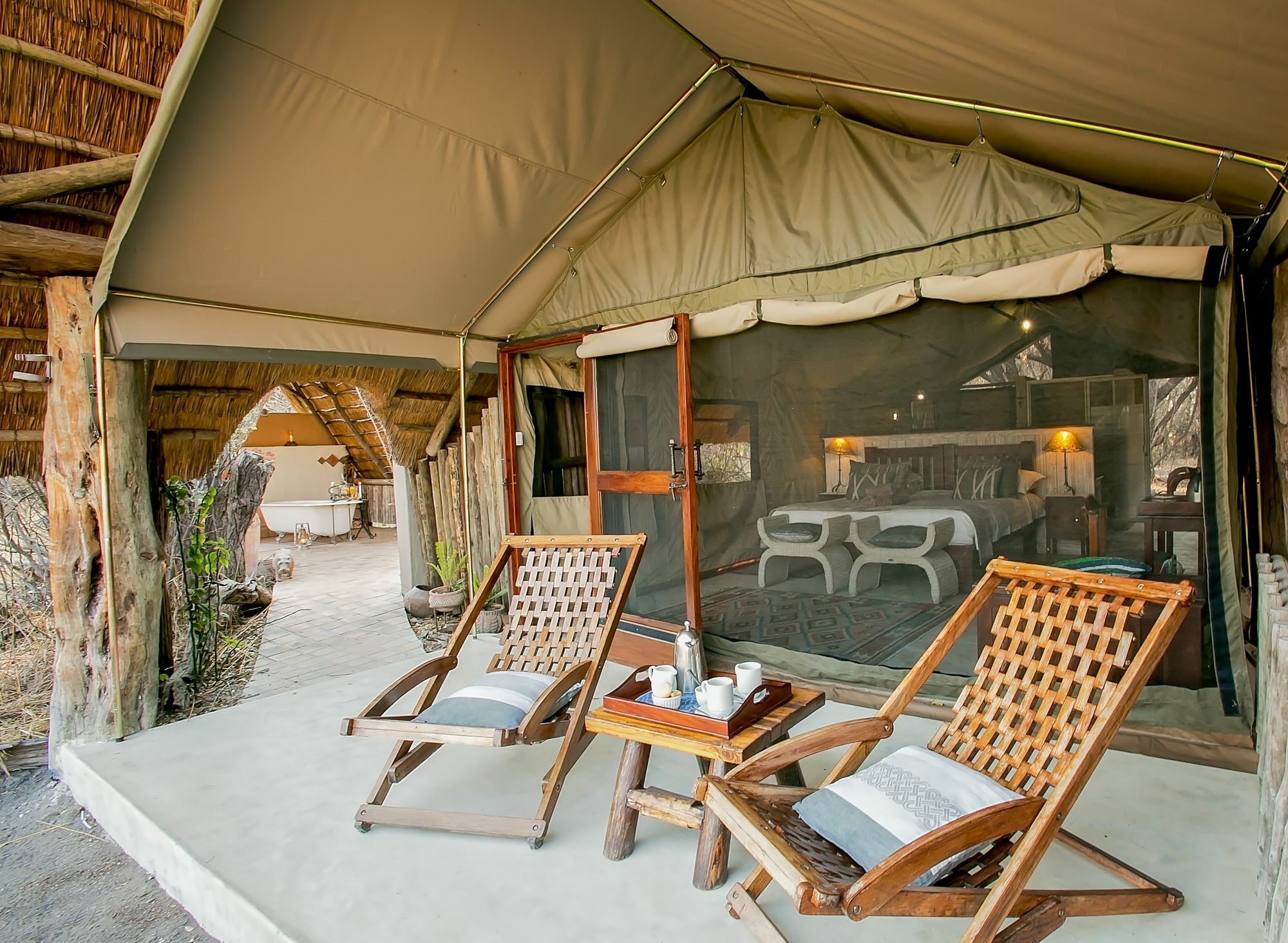 ホテルThe Hide Safari Camp Dete エクステリア 写真